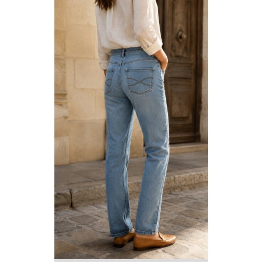 Brunello Cucinelli The Straight-Fit Jeans Women’s IT 38 US 2 Light Wash Italy